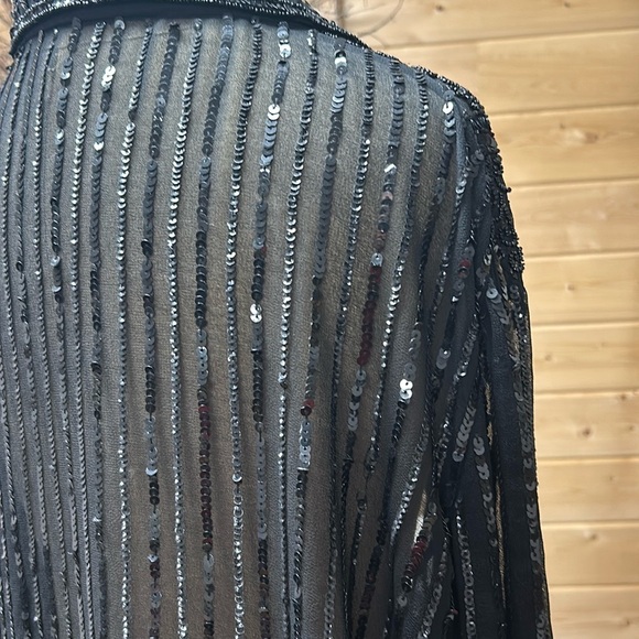 Gorgeous beaded/sequined cardigan/top - Picture 10 of 12